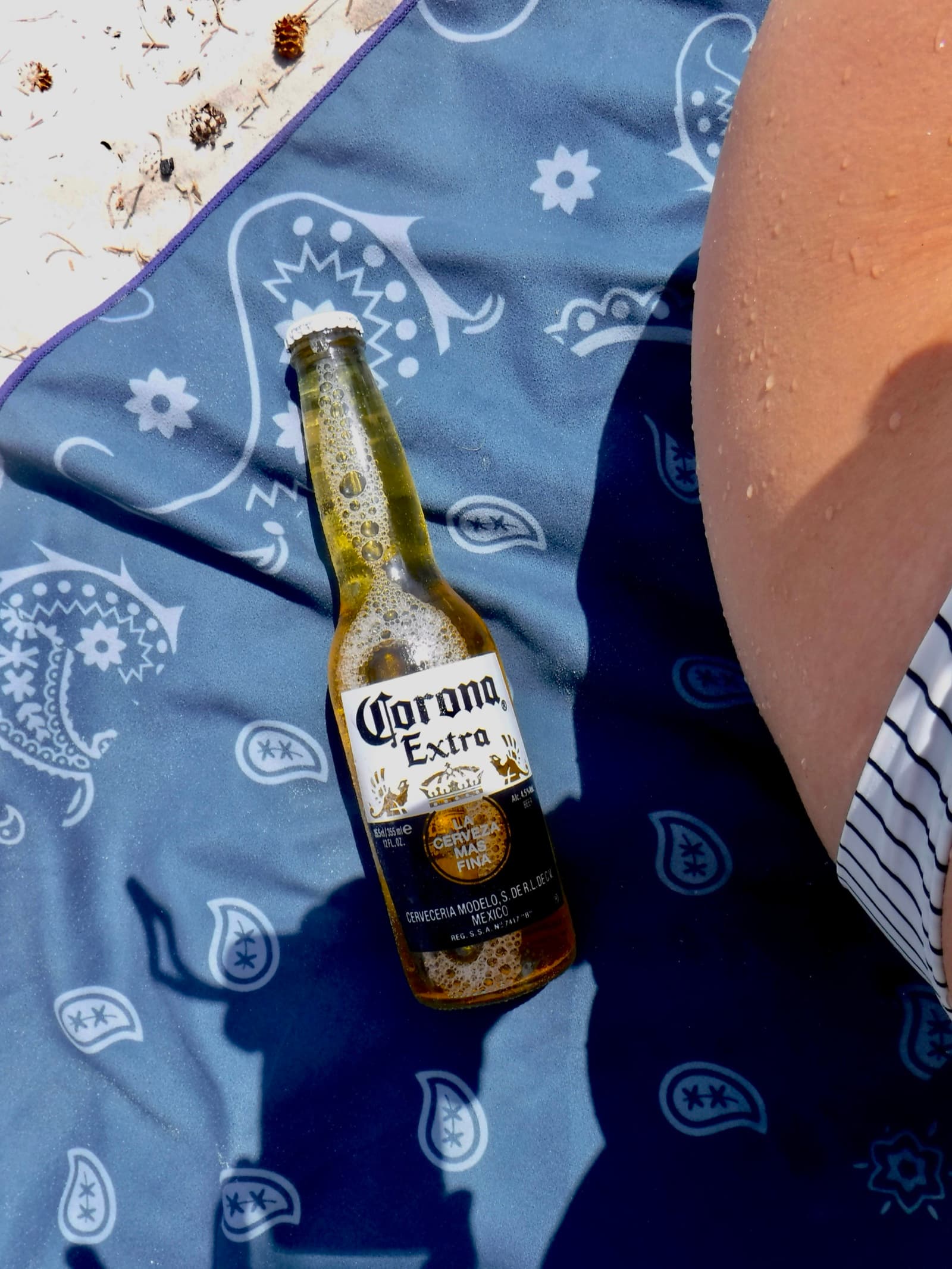 The Blue Bandana towel